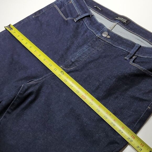 NEW 16 TALBOTS slim ankle Flawless 5 pocket dark wash JEANS 1X NWOT - Picture 3 of 11